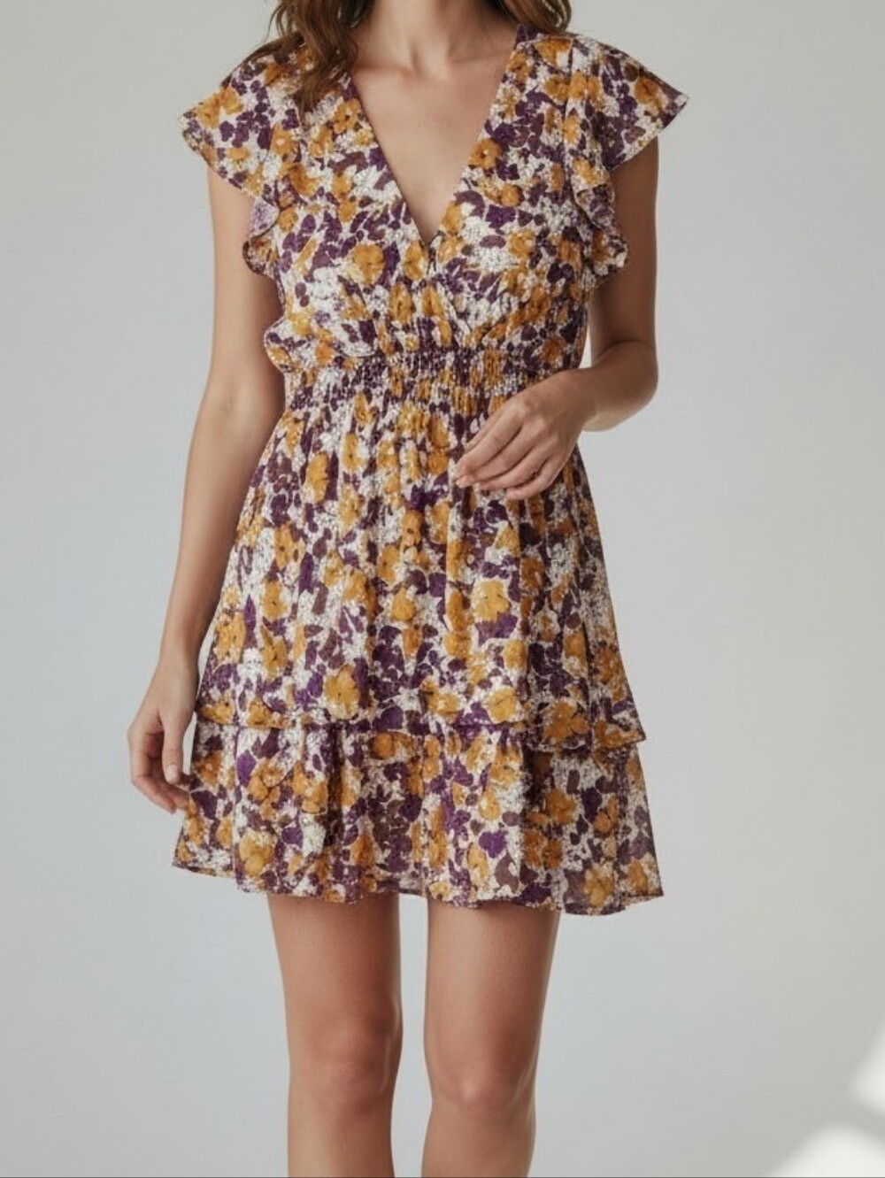 Aiblee Vibrant Floral Dress